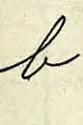 Cursive b in the Palmer Method